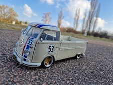 1:18 VW T1 pianale con cerchi in vero alluminio da 15 pollici tuning più profondo