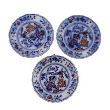 Piatti Antichi Porcellana Davenport Decorazioni Inghilterra '800 Originali