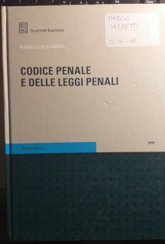 Andria codice penale delle - e,