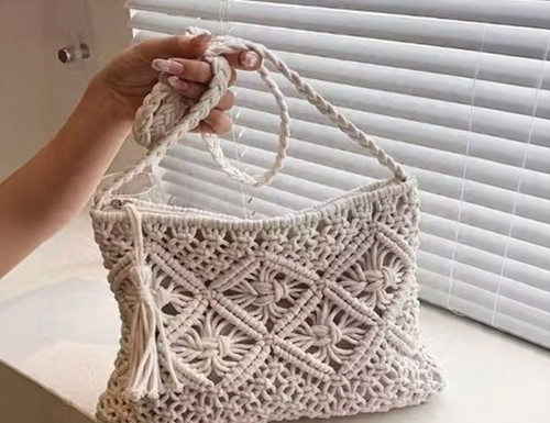 Pochette fatta mano panna - pochette,