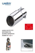 Terminale Scarico Auto Tondo