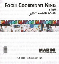 MARINI FOGLI COORDINATI KING MODELLO CK 26 CONFEZIONE DA 8  FOGLI NUOVA MF100942