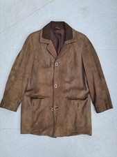 giacca pelle vintage in renna tg M