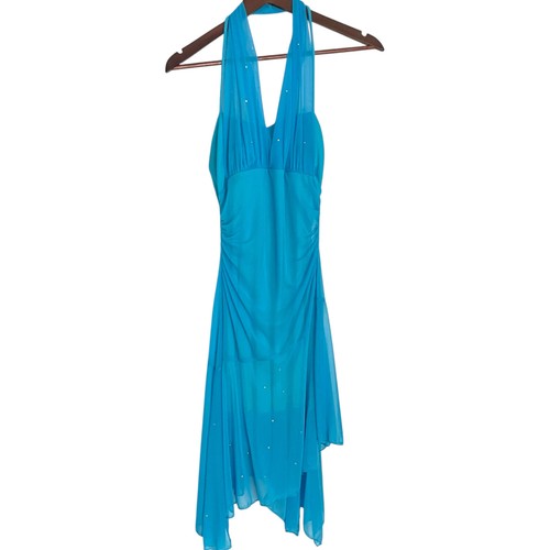 Abito midi vintage y2k halter - vintage,