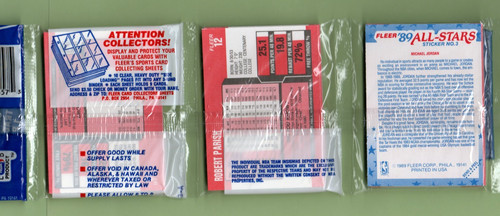 Fleer basketball rack pack - rack,