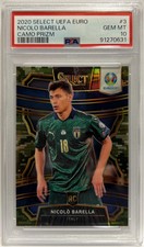 Nicolo Barella 46/60 Camo Select Uefa Euro 2020 PSA 10