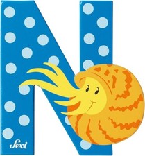 Sevi Lettera N Azzurro-