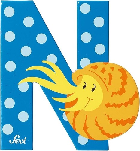 Sevi lettera azzurro - sevi, n