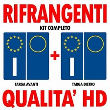 Adesivi Adesivo targa COMPLETA
