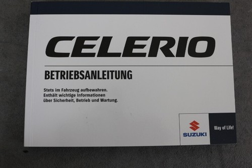 Suzuki celerio manuale uso - uso, e