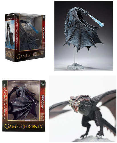 Figurines dragons viserion - dragons,