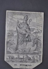 Incisione Agiografia S. Eligio