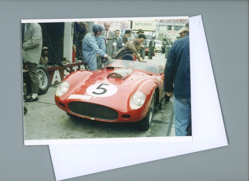 Biglietto auguri ferrari 250 - auguri,