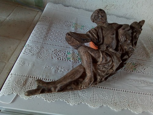 Antica scultura ghisa - antica,