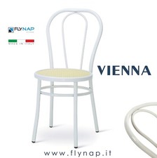 SEDIA SEDIE THONET BAR CASA RISTORANTE PIZZERIA VIENNA BIANCA FINTA PAGLIA