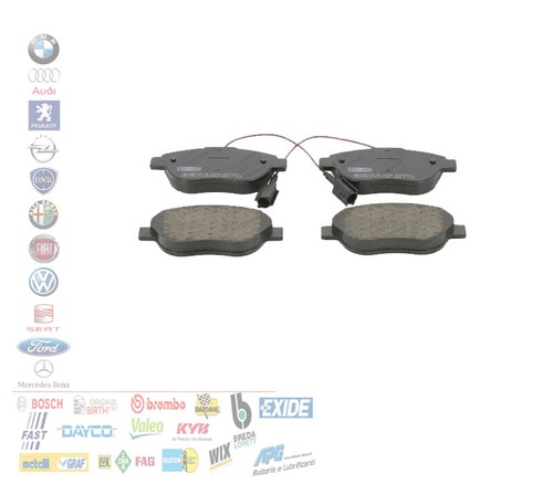Pastiglie freno anteriori fiat - freno,