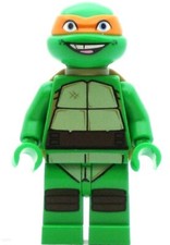 LEGO Teenage Mutant Ninja Turtles Minifigure Michelangelo (originale)