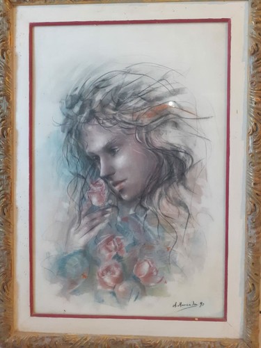 Pastello carta dell - pastello, su