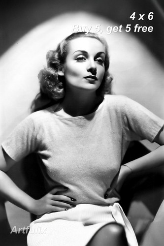 Carole lombard foto 4x6 - carole,