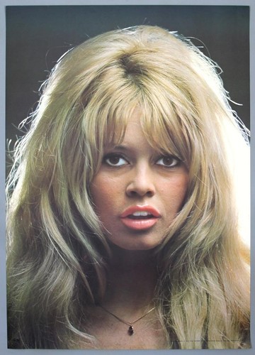 Brigitte bardot raro poster - brigitte,