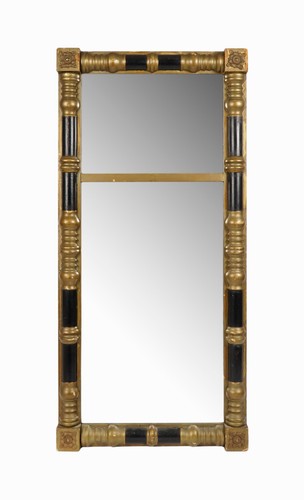 Specchio parete antico nero - parete,