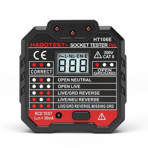 Ht106e tester presa digitale - tester,