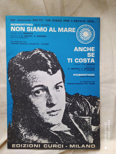 Robertino non siamo mare - "non, al