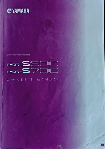 Yamaha psr s900 - psr-s900, psr-s700