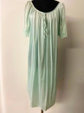 Camicia da notte vintage donna anni 60 | Camicia da notte verde menta sexy tr...