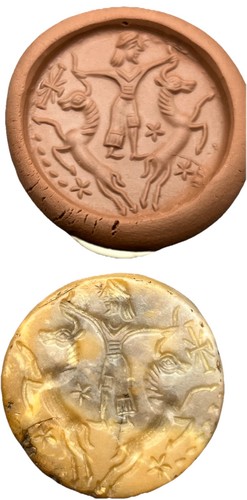 Timbro sigillo agata principe - sigillo,