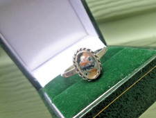 Anello In Agata Muschiata
