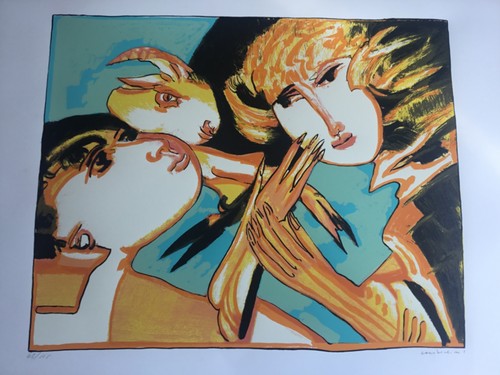 Remo brindisi litografia - litografia, su