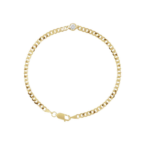Bracciale maglia oro giallo - , 14