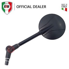 SPECCHIETTO RETROVISORE DESTRO/SINISTRO NERO FLEXI RICHIUDIBILE UNIVERSALE MOTO