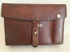 Antica borsa militare in cuoio