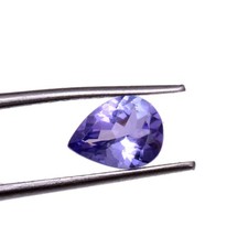 VVS 1.14 Cts Natural Tanzanite Pear Cut 8mm*6mm Dazzling Untreated Gemstone