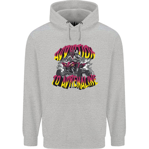 Felpa con cappuccio - uomo, quad