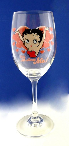 Betty boop wine glasses its - betty,