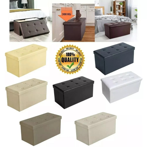 Puff pouf contenitore ecopelle - puff,