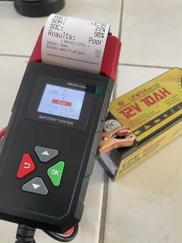Analizador batería digital - analizador, de