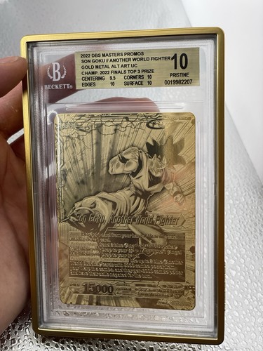 Goku gold metal bgs dragon - bgs,