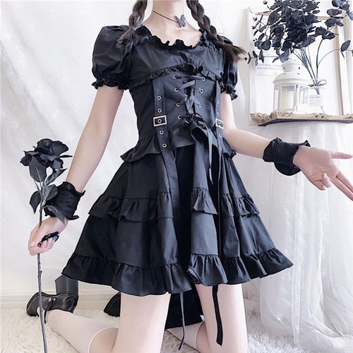 Women gothic lolita dress - women,