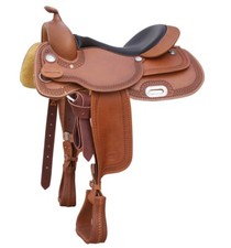 Sella pool's Reining in cuoio