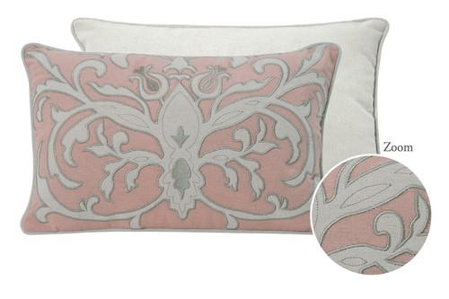 Cuscino ricamato cotone - ricamato,