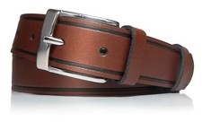 Cinturón hombre piel 3 cm de