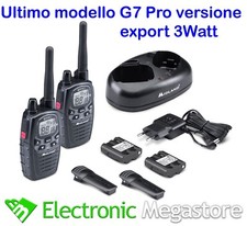 COPPIA RICETRASMETTITORI MIDLAND G7 PRO 2 LPD PMR WALKIE TALKIE DOPPIA BANDA