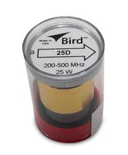  Bird 43 Wattmetro Elemento 25D 200-500 MHz 25 Watt (Nuovo)