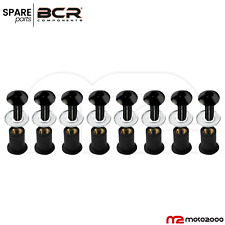 KIT 8 VITI BULLONI M5 MONTAGGIO CUPOLINO YAMAHA FZ1 YZF FZ6 FZ8 R6 R1