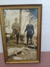  Foto pesca vintage granchio lago Minnesota outdoor con cattura originale 1935