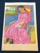 PAUL GAUGUIN Disegno su carta